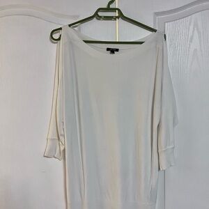 Jacob Elegant Cream Cold Shoulder Blouse